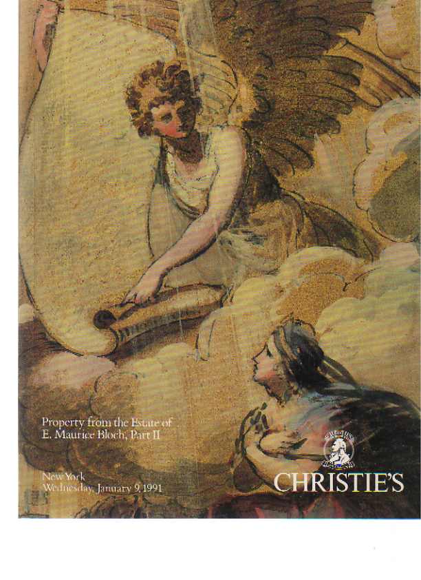 Christies 1991 Bloch C Old Master & 19th C Drawings & Paintings