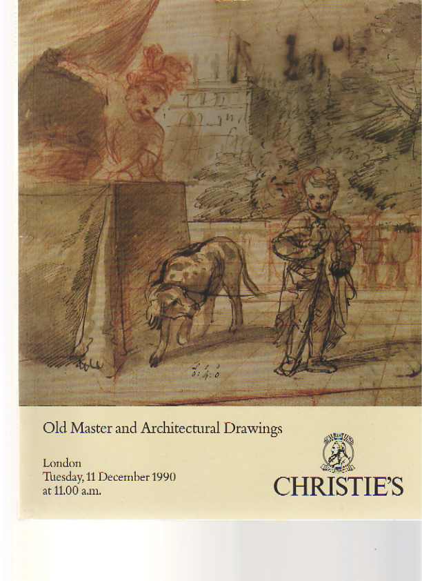 Christies 1990 Old Master & Architectural Drawings