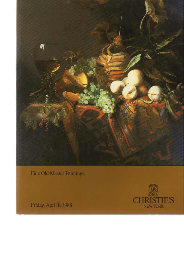 Christies 1988 Fine Old Master Paintings