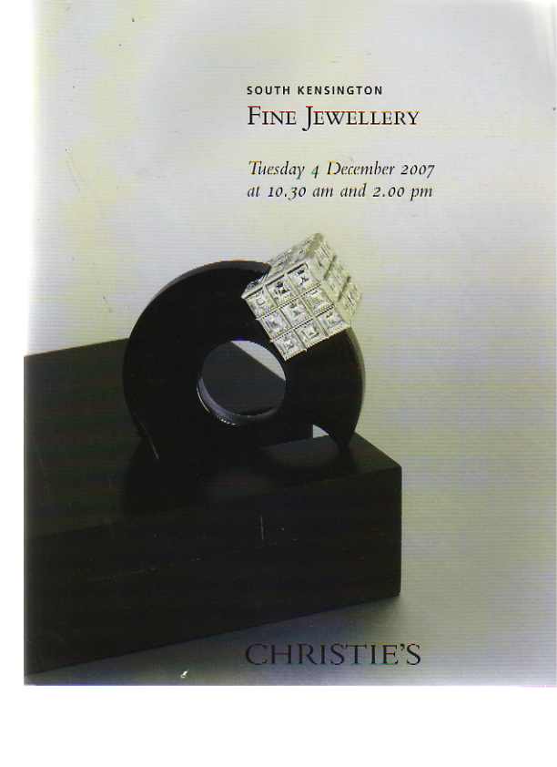 Christies December 2007 Fine Jewellery