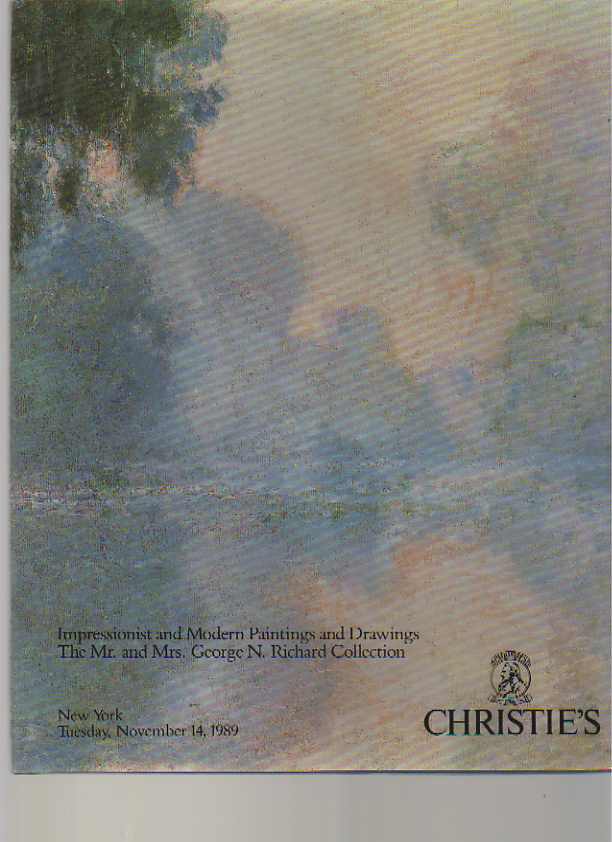 Christies 1989 Richard Collection Impressionist Paintings