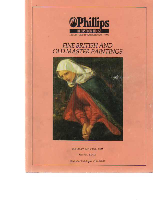 Phillips 1983 Fine British & Old Master Paintings