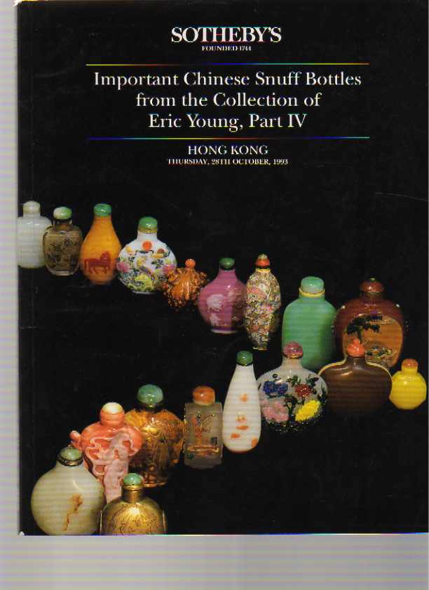 Sothebys 1993 Young Collection Chinese Snuff Bottles pt IV (Digital only)