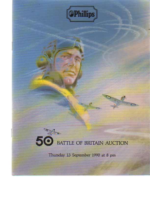 Phillips 1990 50th Aniversary Battle of Britain Auction