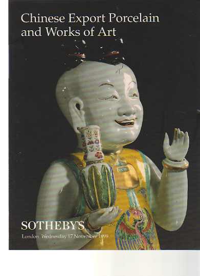 Sothebys November 1999 Chinese Export Porcelain, Works of Art