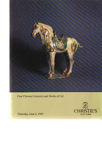 Christies June 1985 Fine Chinese Ceramics & Works of Art