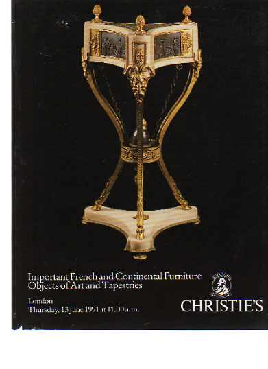 Christies 1991 Important French & Continental Furniture