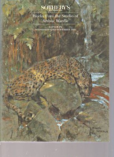 Sothebys 1994 Works from the Studio of Arthur Wardle (Digital only)