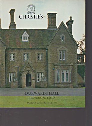 Christies 1989 Durwards Hall Essex