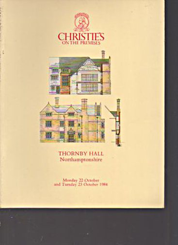 Christies 1984 Thornby Hall Northamptonshire