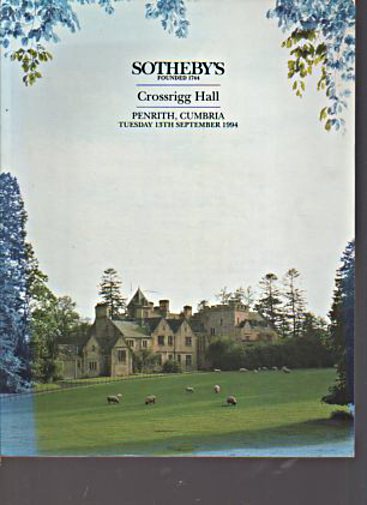 Sothebys 1994 Crossrigg Hall Penrith, Cumbria