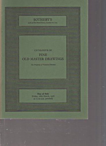 Sothebys 1976 Fine Old Master Drawings