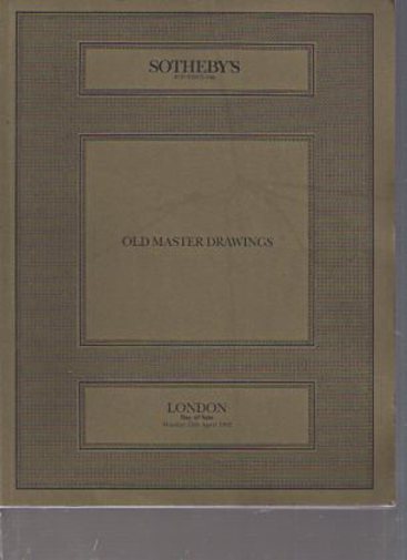 Sothebys April 1992 Old Master Drawings