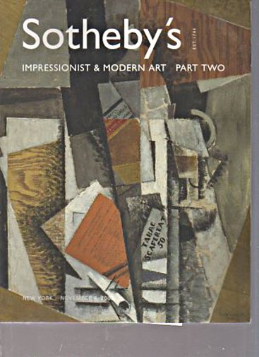 Sothebys Nov 2003 Impressionist & Modern Art Part Two (Digital Only)