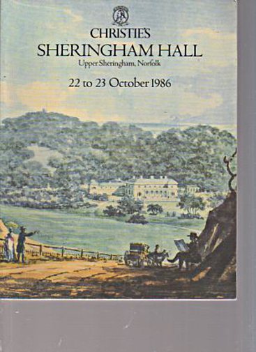 Christies 1986 Sheringham Hall Norfolk