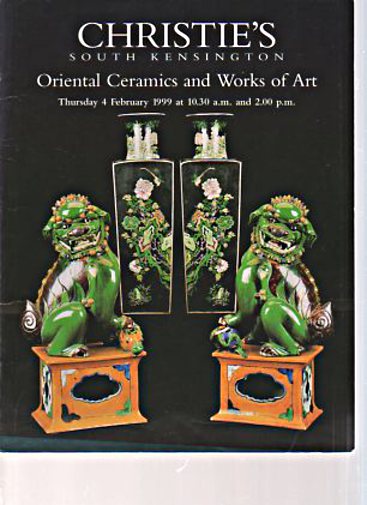 Christies 4th Feb 1999 Oriental Ceramics & Works of Art