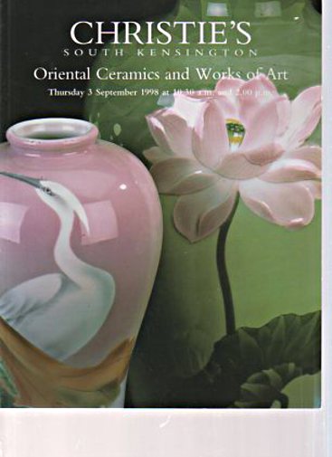 Christies September 1998 Oriental Ceramics & Works of Art