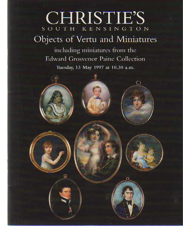 Christies 1997 Vertu & Miniatures (including Paine Collection)