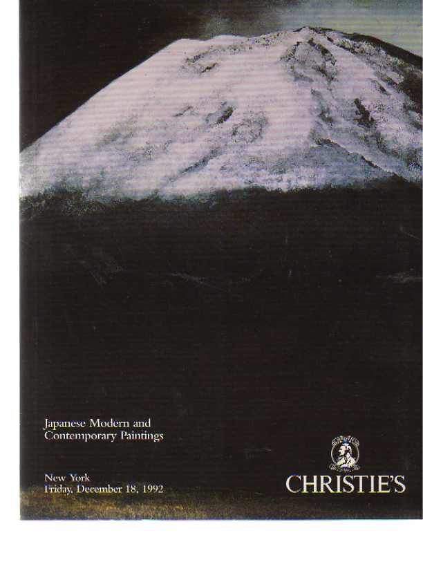 Christies Dec 1992 Japanese Modern & Contemporary Paintings (Digital Only)