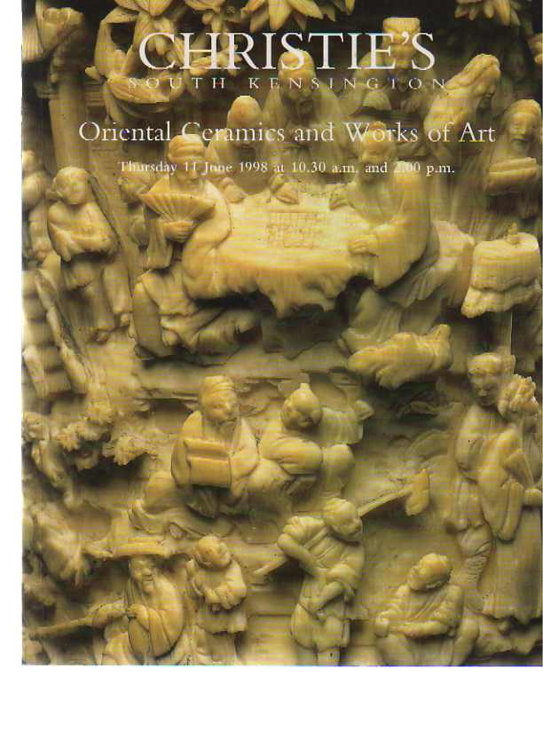 Christies July 1998 Oriental Ceramics & Works of Art