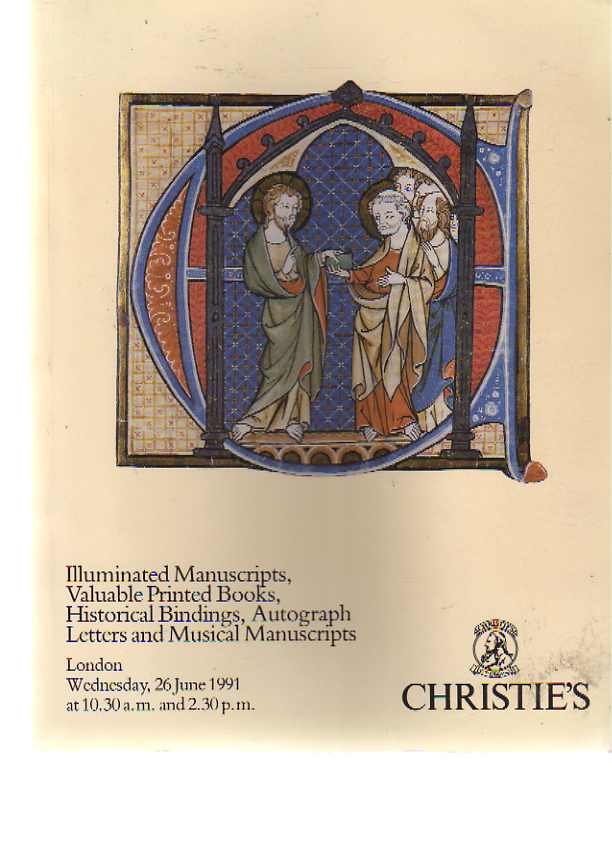 Christies 1991 Illuminated Manuscripts, Books, Bindings, Music