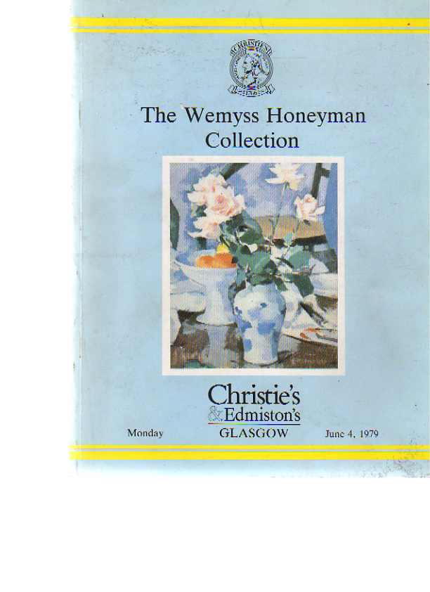 Christies 1979 The Wemyss Honeyman Collection