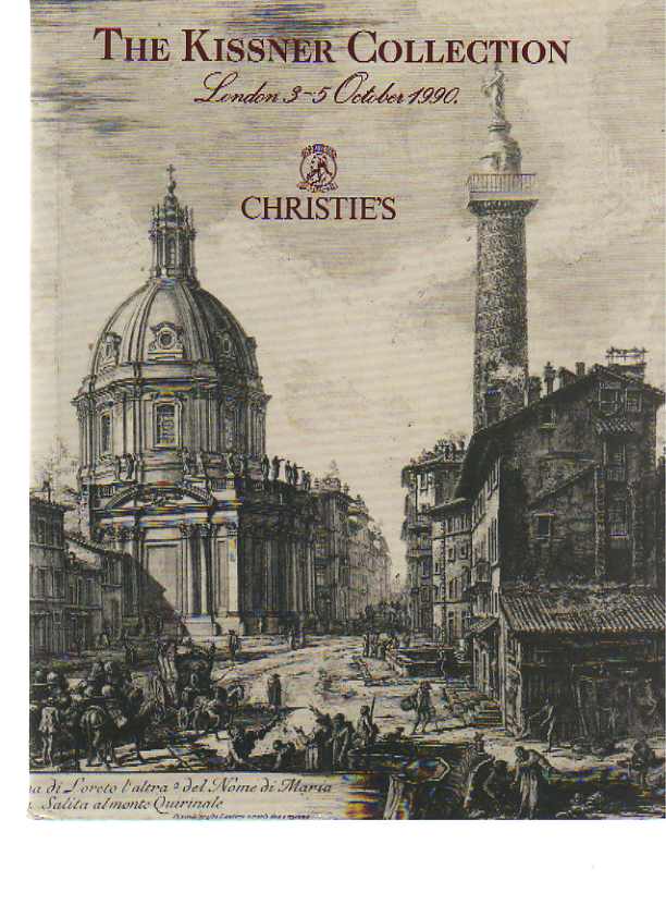 Christies 1990 The Kissner Collection of Books on Rome