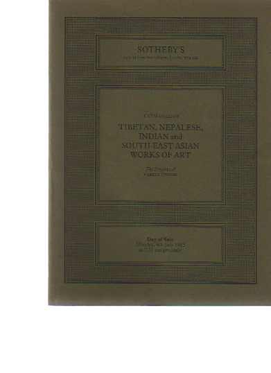 Sothebys 1983 Tibetan, Nepalese, Indian & South-East Asian