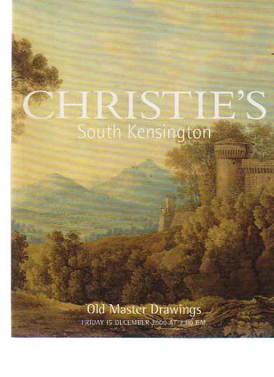 Christies December 2000 Old Master Drawings