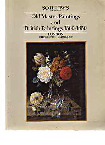 Sothebys 1989 Old Master & British Paintings 1500-1850