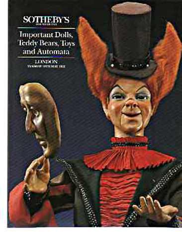 Sothebys 1993 Important Dolls, Automata, Teddy Bears, Toys (Digital only)