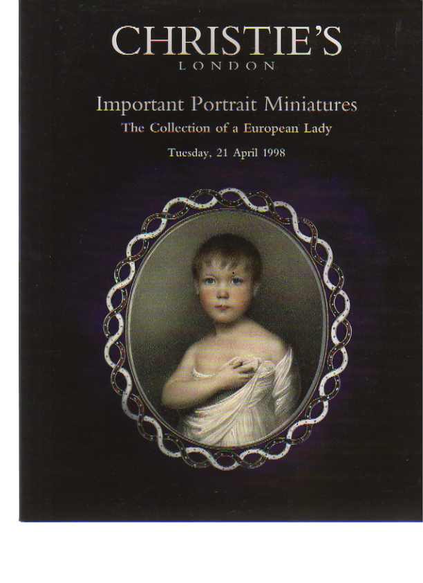 Christies 1998 Important Portrait Miniatures (Digital only)