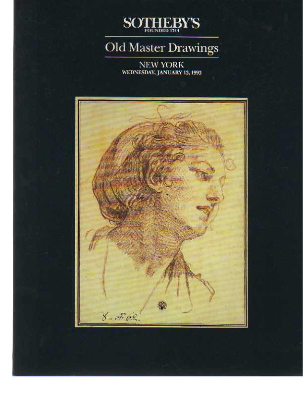 Sothebys january 1993 Old Master Drawings