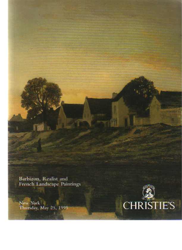 Christies 1995 Barbizon, French Landscape Painting (Digital Only)