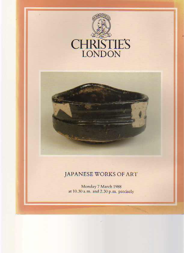 Christies March 1988 Japanese Works of Art