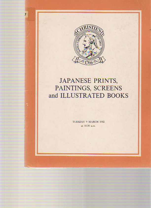 Christies 1982 Japanese Prints & Paintings, Screens