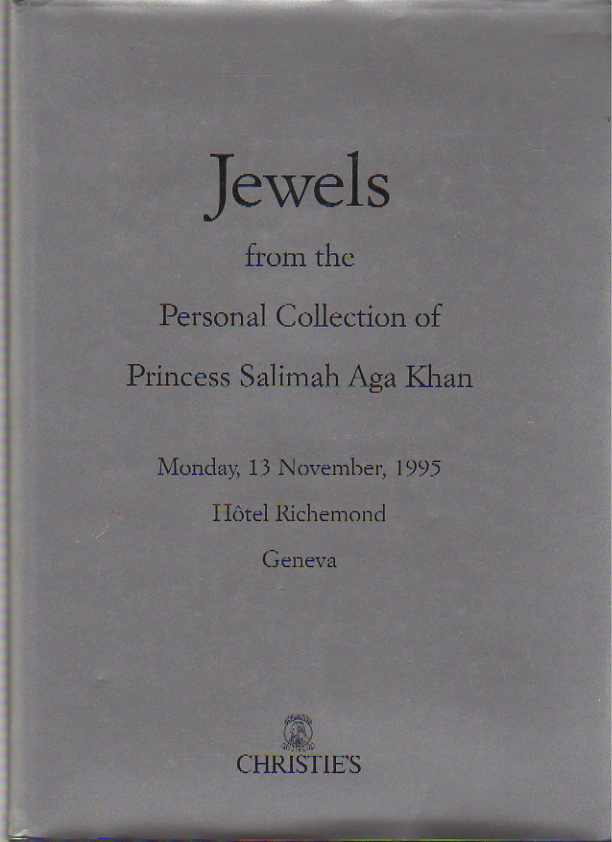 Christies 1995 Jewels from the Princess Aga Khan Collection