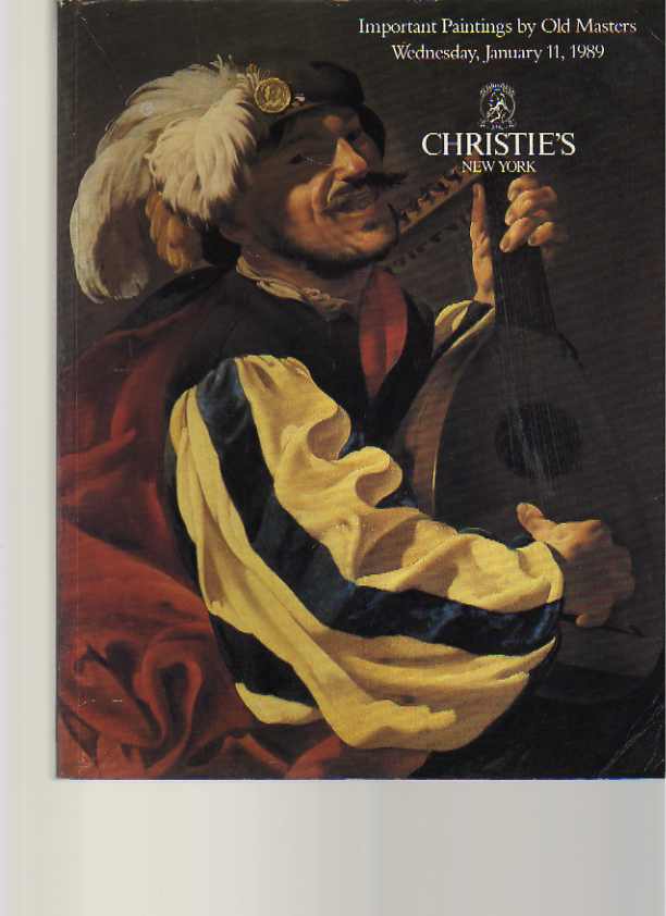 Christies 1989 Important Paintings by Old Masters