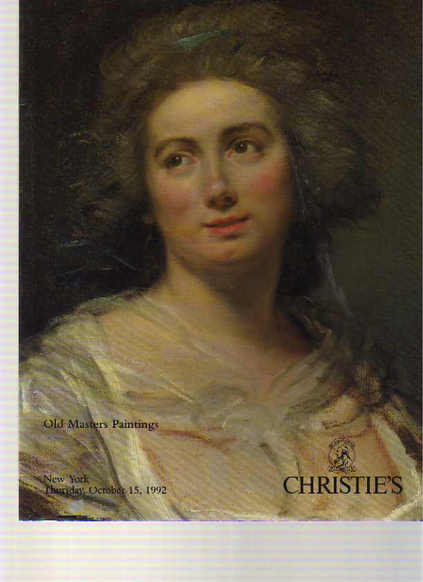 Christies October 1992 Old Master Paintings