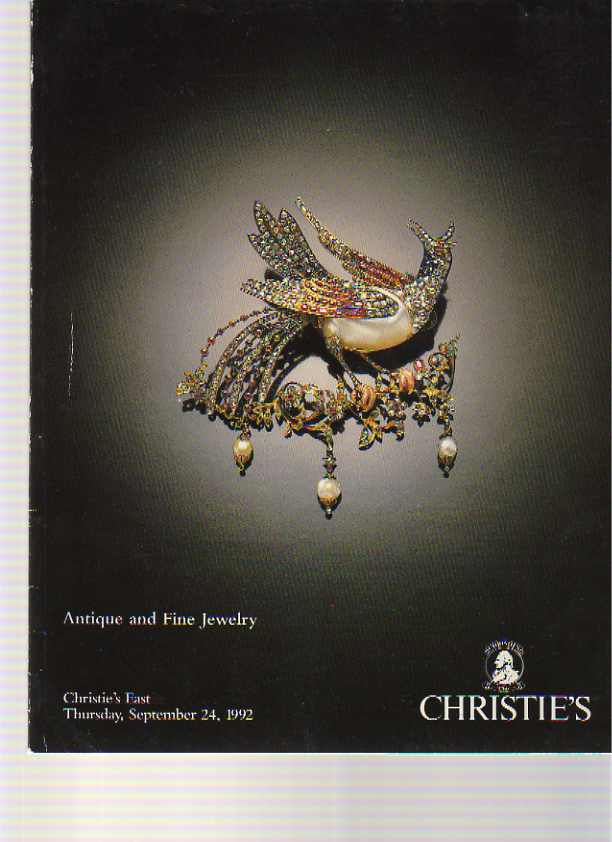 Christies 1992 Antique & Fine Jewelry (Digital Only)