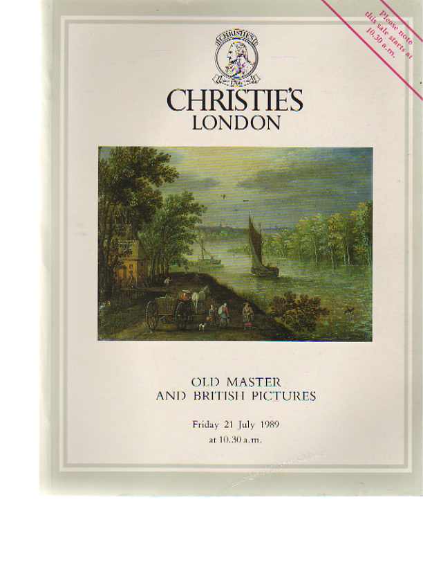 Christies 1989 Old Master & British Pictures