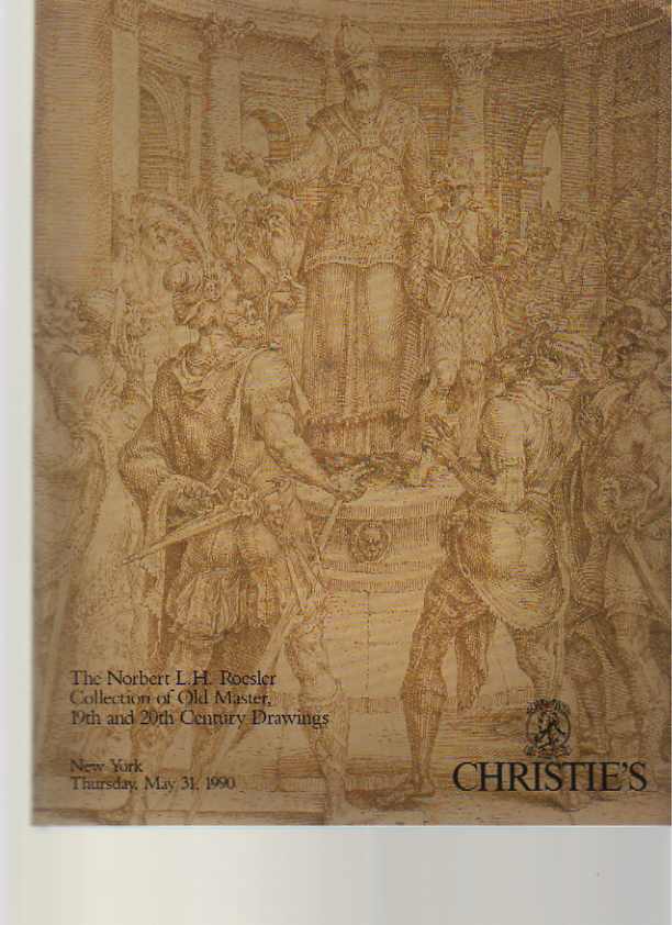 Christies 1990 Roesler Collection Old Master 19 & 20 C Drawings