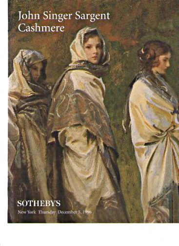 Sothebys 1996 John Singer Sargent Cashmere