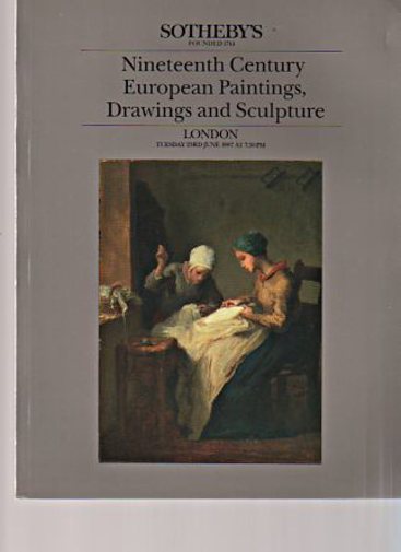 Sothebys June 1987 19th Century European Paintings, Drawings