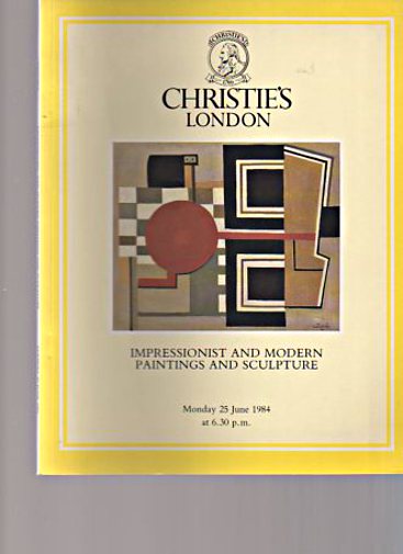 Christies June 1984 Impressionist & Modern Paintings & Sculpture (Digital only)