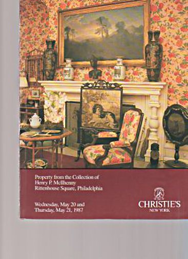 Christies 1987 Henry McILhenny Philadelphia Collection