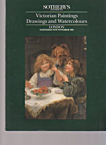 Sothebys November 1991 Victorian Paintings, Drawings & Watercolours