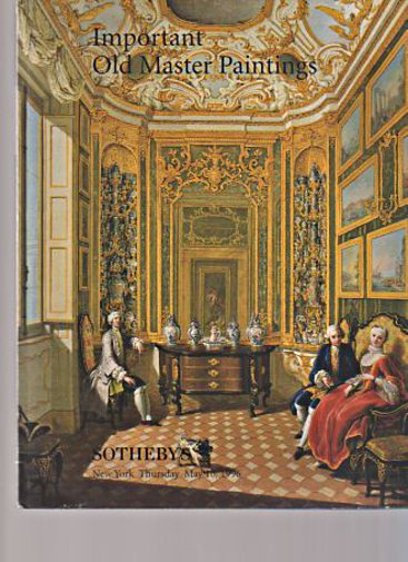 Sothebys May 1996 Important Old Master Paintings (Digital only)