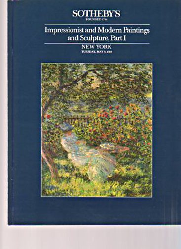 Sothebys 1989 Impressionist & Modern Paintings, Sculpture Part I