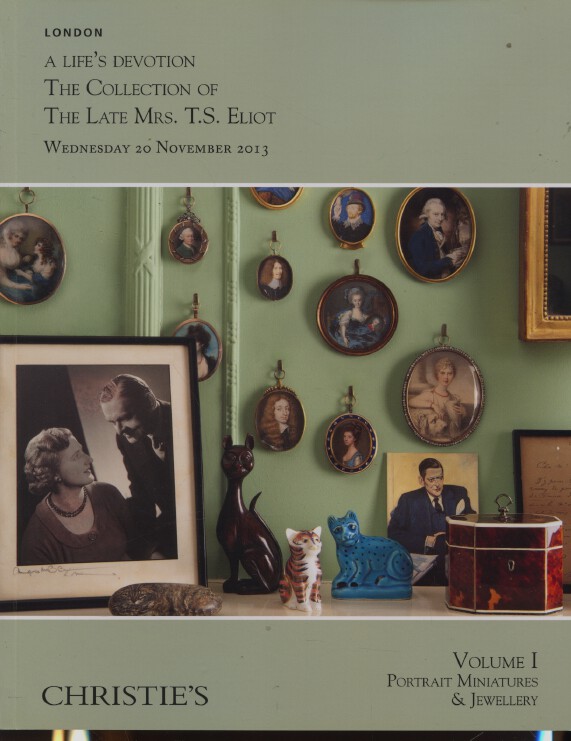 Christies Nov 2013 Mrs. T.S. Elliott Collection Portrait Miniatures & Jewellery